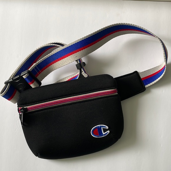 CHAMPION Black Belt bag, Fanny pack, extended strap. - Picture 1 of 7